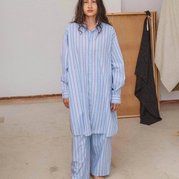 베이스레인지 25ss 스트라이프 셔츠