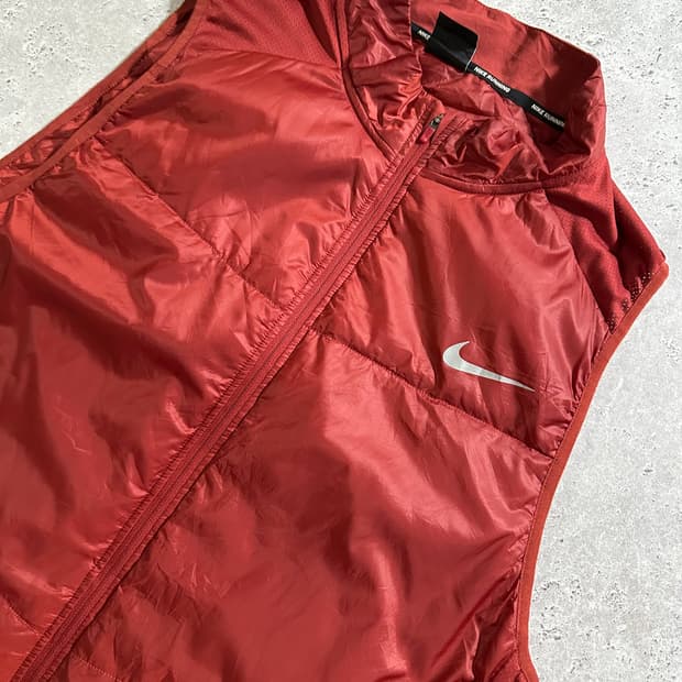 Nike 러닝 레드 경량 베스트/091