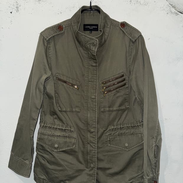 codes combine 카키 야상자켓