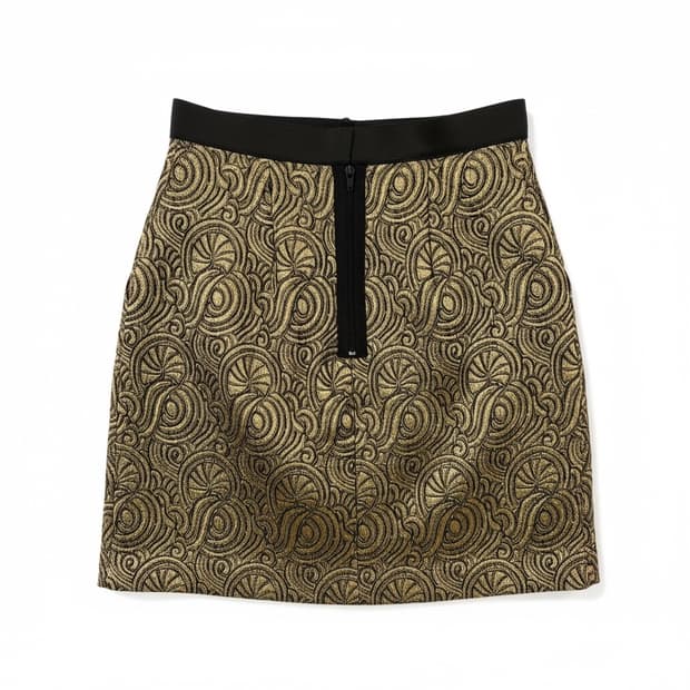 3.1 Phillip Lim 골드 패턴 스커트