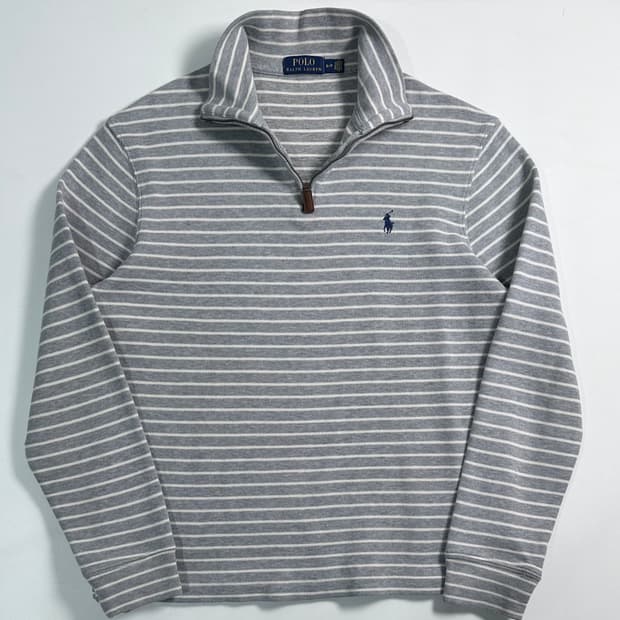 폴로 랄프로렌 스트라이프 반집업