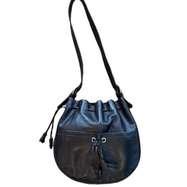 [Vintage] Leather Bucket Bag 레더 태슬 버킷백 