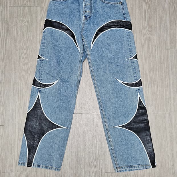 떠그클럽 레더데님 팬츠 m사이즈