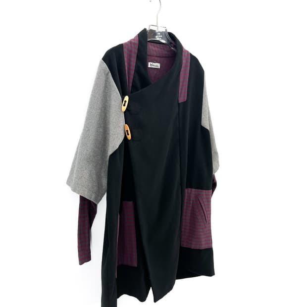 빈티지 레이어드 토글 코트