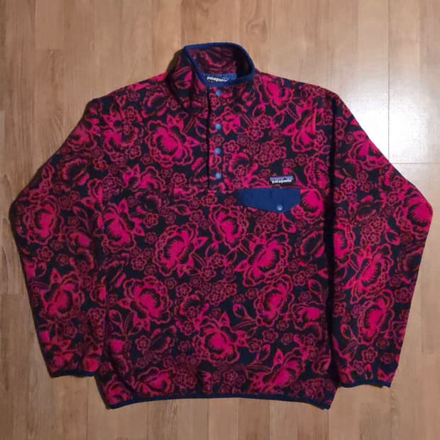 (M)파타고니아 W Rose 패턴 신칠라 우먼 로즈