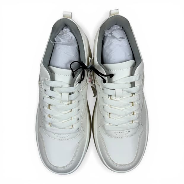 240) 자라 플랫폼 슈즈 화이트