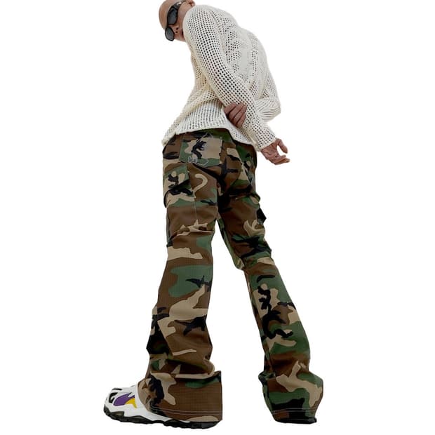 777 made in haven 카모 와일드핏 부츠컷 size Free