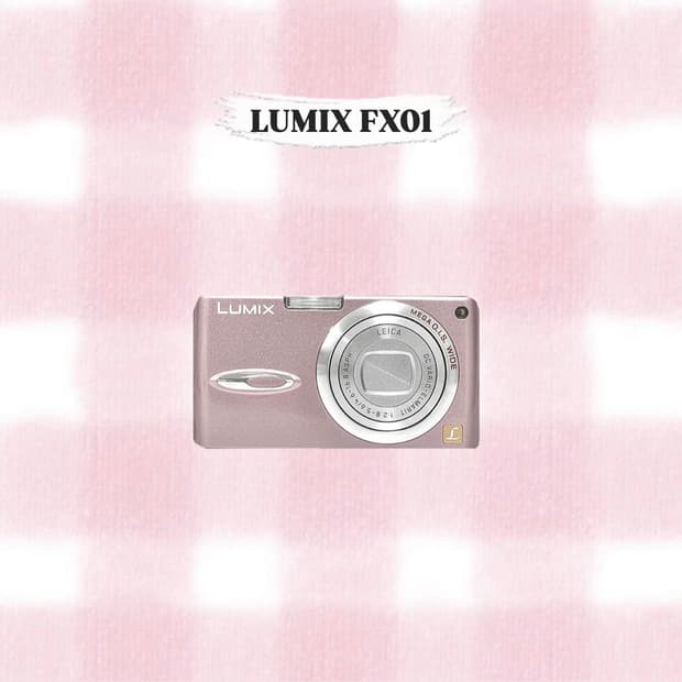 파나소닉 루믹스 FX01 핑크 빈티지디카