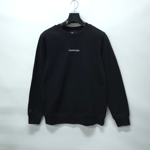 캘빈클라인 여성 퍼포먼스 로고 맨투맨 (55~66 상태좋음)