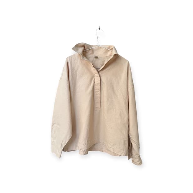 베이스레인지 크림 셔츠