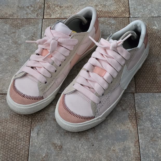 (240)나이키 블레이저 로우 77 점보 핑크 옥스포드 