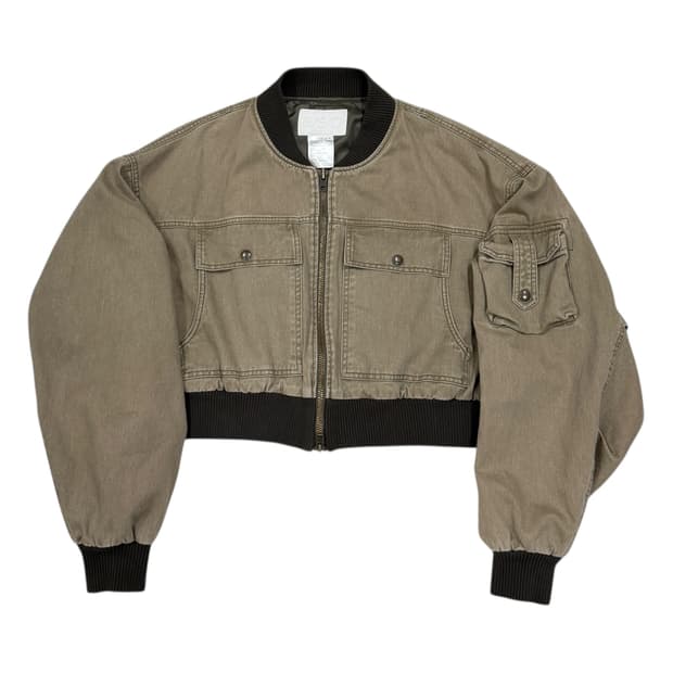SEO 에스이오 워시드 코튼 MA-1 봄버 자켓 2