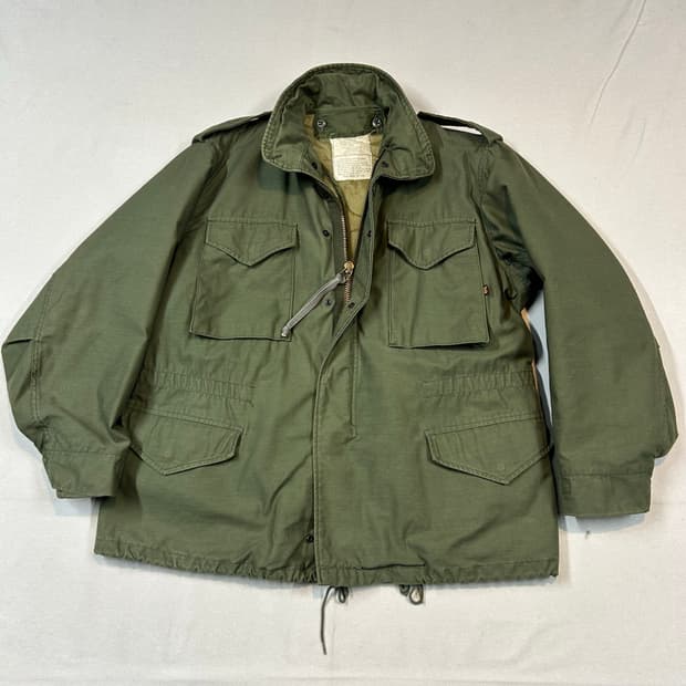 L) 알파인더스트리 80s USA OG M-65 필드자켓 내피 풀세트