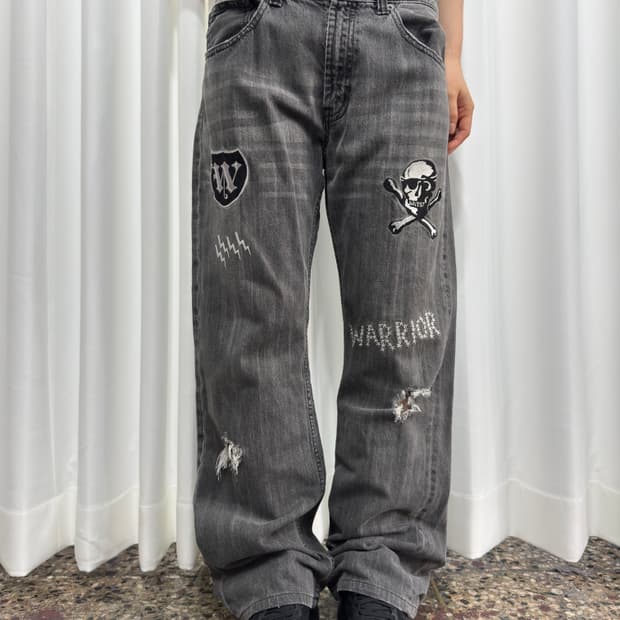 punk danim pants