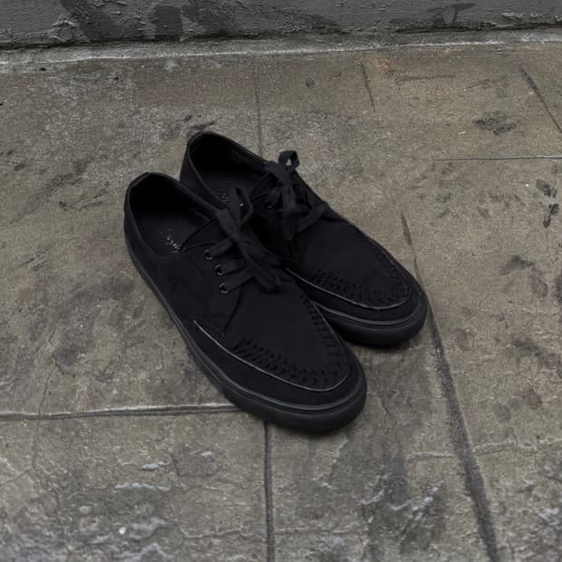 요지야마모토 뿌르옴므 아일렛 크리퍼 스웨이드 스니커즈