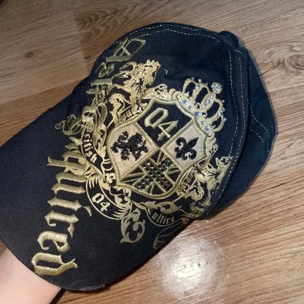 유일매물 빈티지 Ask 검골 볼캡 모자