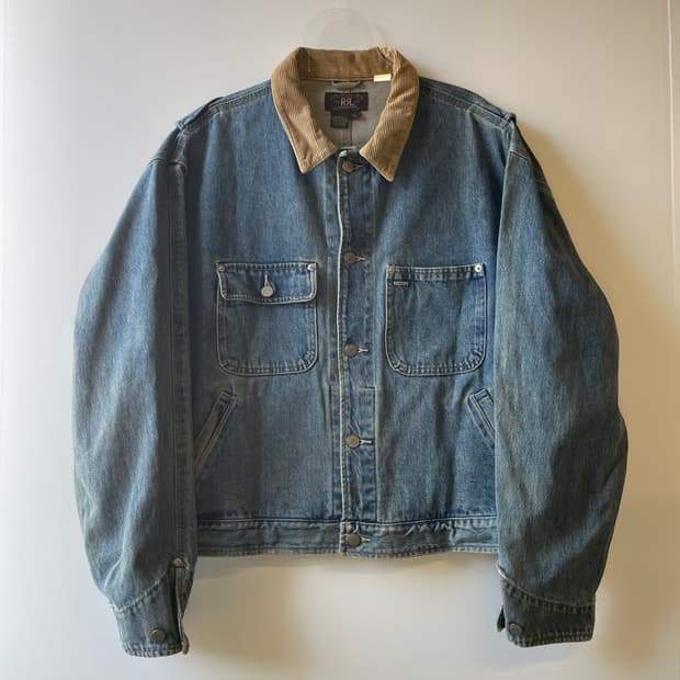 90s 더블알엘 덩가리 데님자켓