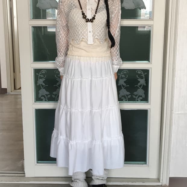 Pattern point see through shirtPattern p