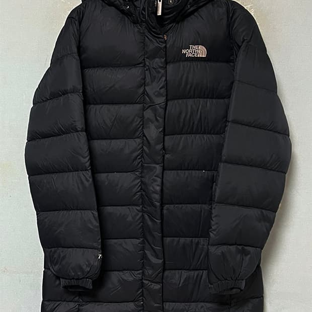 노스페이스700 메트로퍼텍스 여자 경량 롱패딩 구스다운 M 85 66