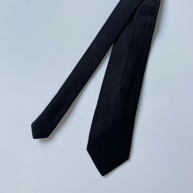 신형 돌체 앤 가바나 (D&G) 슬림 정품 블랙넥타이5.7cm