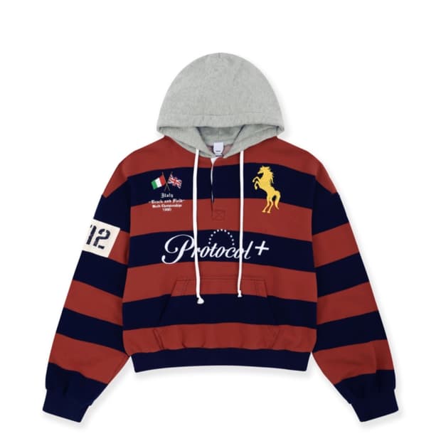 프로토콜인덱스 폴로 후디 레드 3사이즈 protocol index