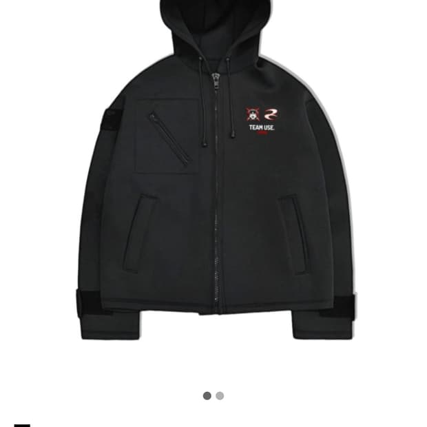 왓츠더유즈 스쿠바 컴뱃 다이버 자켓 블랙