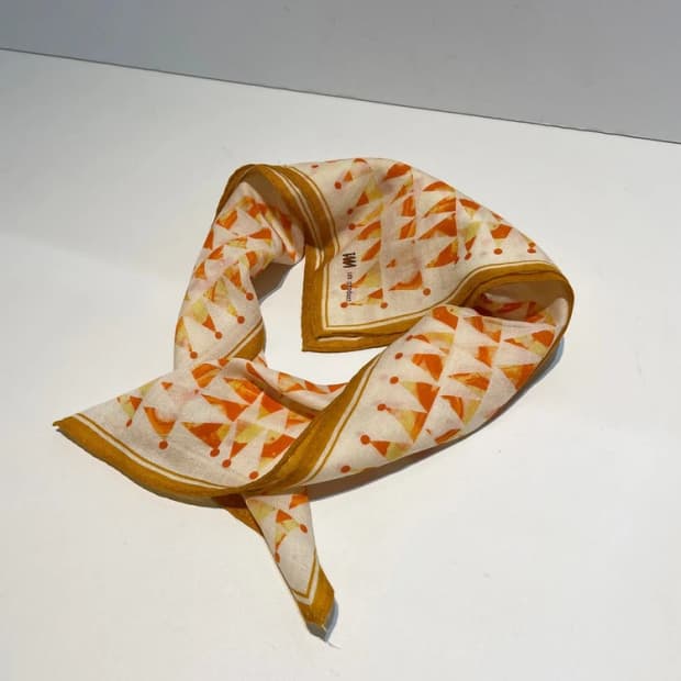 이세이미야케 00's 재팬 패턴 쁘띠 손수건 A1368