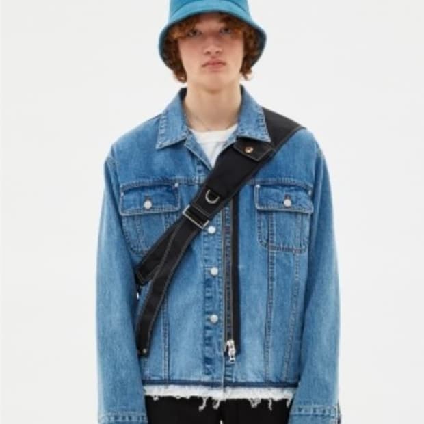 앤더슨벨 인사이드아웃 데님 자켓 S