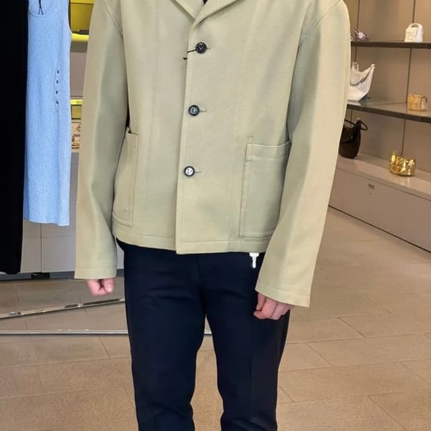 보테가베네타 / 오토맨 라이트 코튼 자켓 / 48