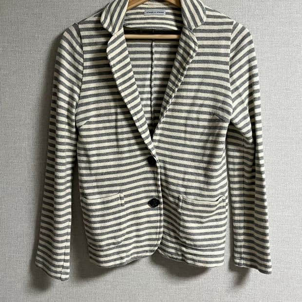 [일본소녀 / 스쿨룩] 스트라이프 가디건 아우터