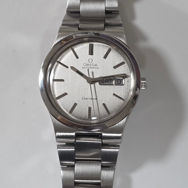 오메가 정품 빈티지 OMEGA제네브 올제치 메탈 36mm