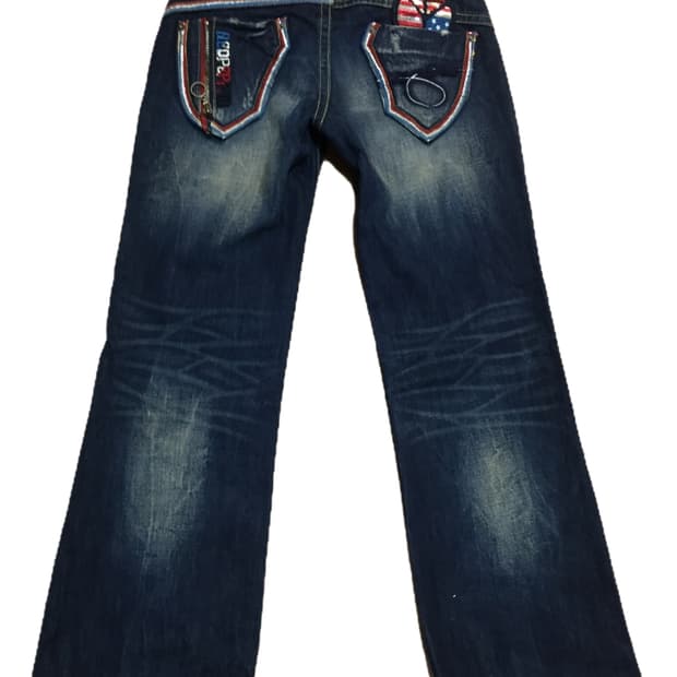 red pepper 레드 페퍼 로우라이즈 데님 팬츠