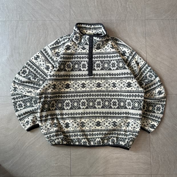 90s L.L.bean 정품 90년대 생산 엘엘빈 아즈텍 플리스 신칠라 