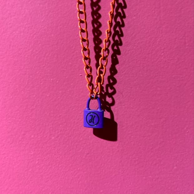 hysteric glamour necklace 히스테릭 자물쇠 목걸이