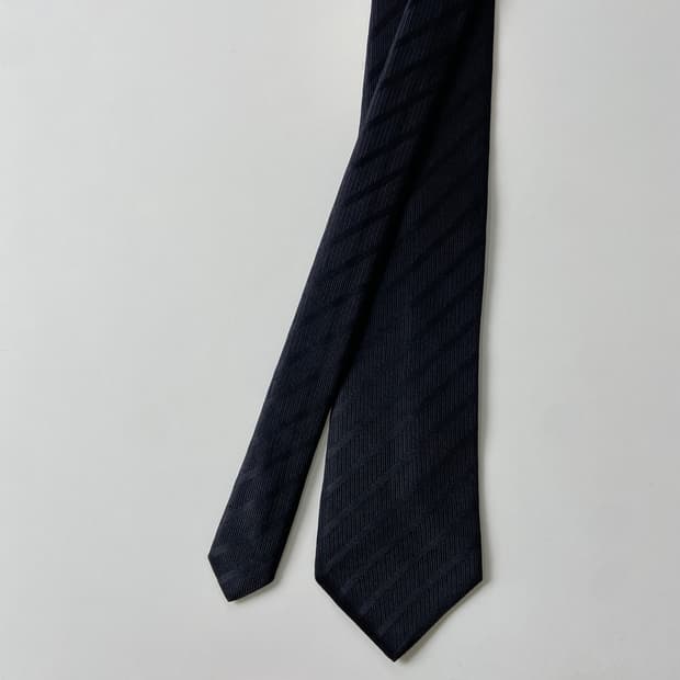 Donato Vinci 블랙 실크 이태리 넥타이8.5cm