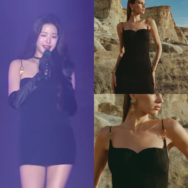 [새제품]나나재클린 장원영 원피스 S사이즈