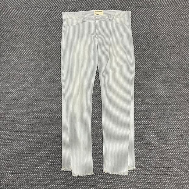 쟈딕 앤 볼테르 스트라이프 워시드 팬츠 v0238