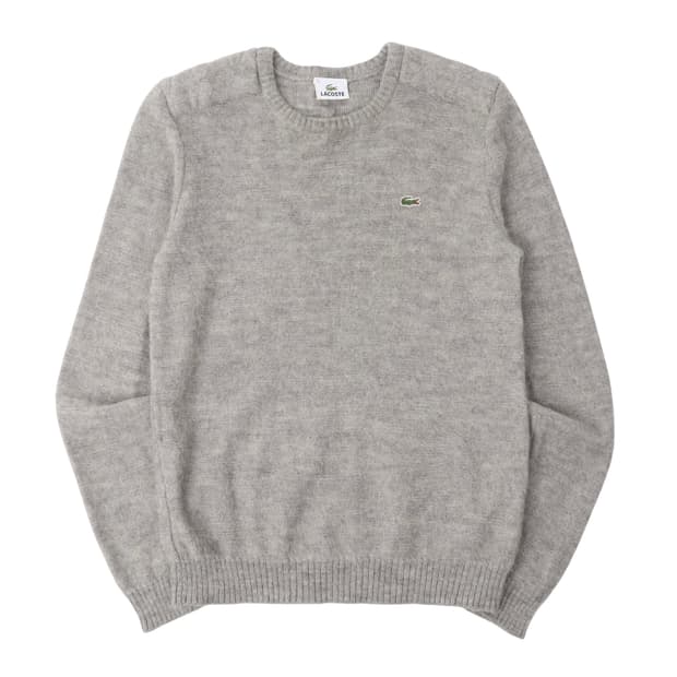 라코스테 그레이 알파카 니트