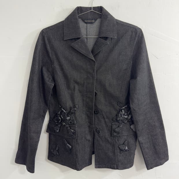 potechino design denim jacket