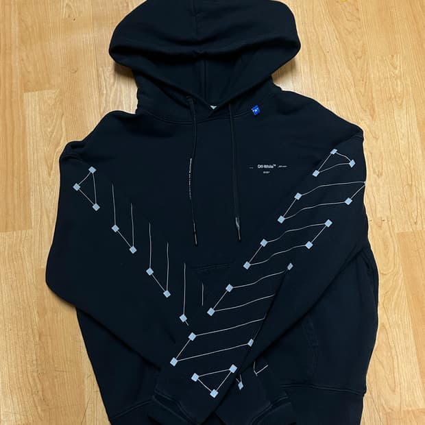 오프화이트 애로우 후드티