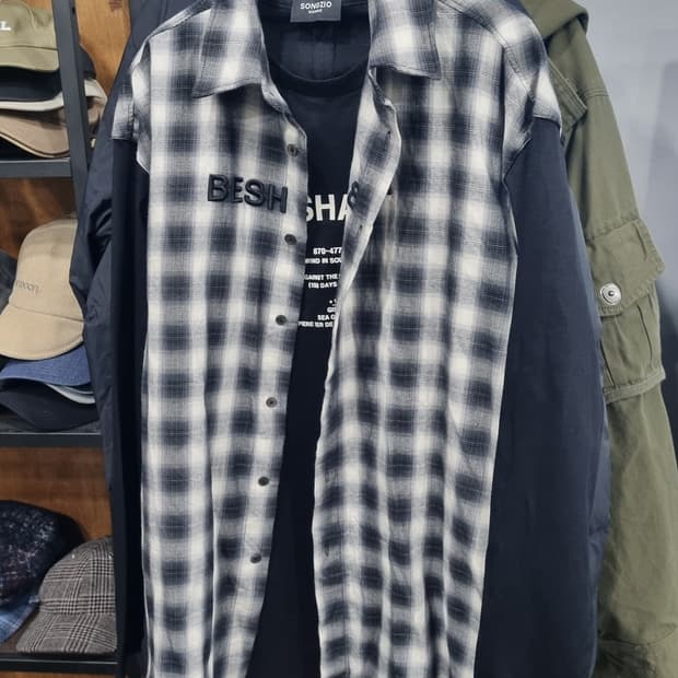 송지오옴므 셔츠+티 95size(가슴단면53) 95~100적당 상태최상