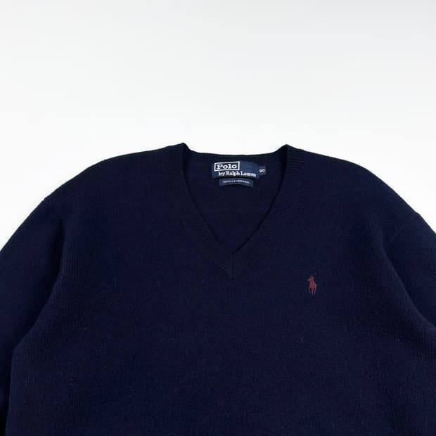 폴로 랄프로렌 포니 램스울 네이비 니트 (S 여성추천)