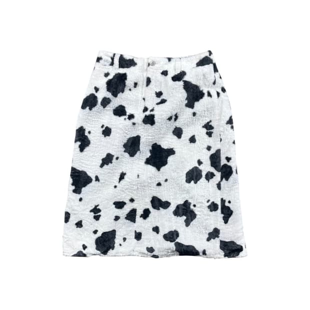 japan made 점박이 패턴 스커트