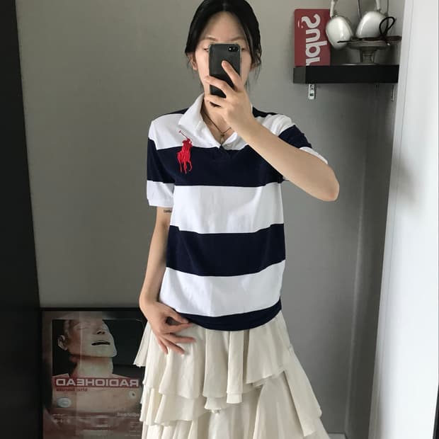 폴로 랄프로렌 빅 포니 로고 단가라 카라티