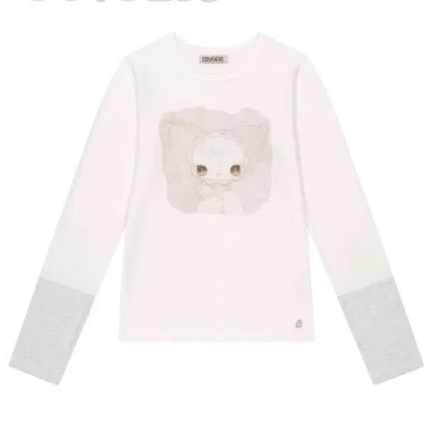 코이세이오 블러쉬 롱슬리브 아이보리