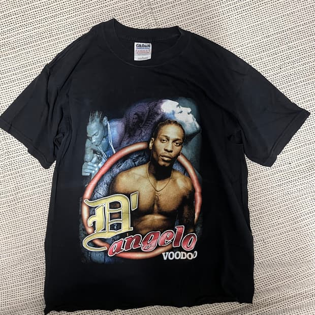 디안젤로 voodoo 빈티지 밴드 티셔츠