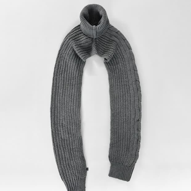 (Rare) 디젤 니트 터틀넥 볼레로 스타일 머플러