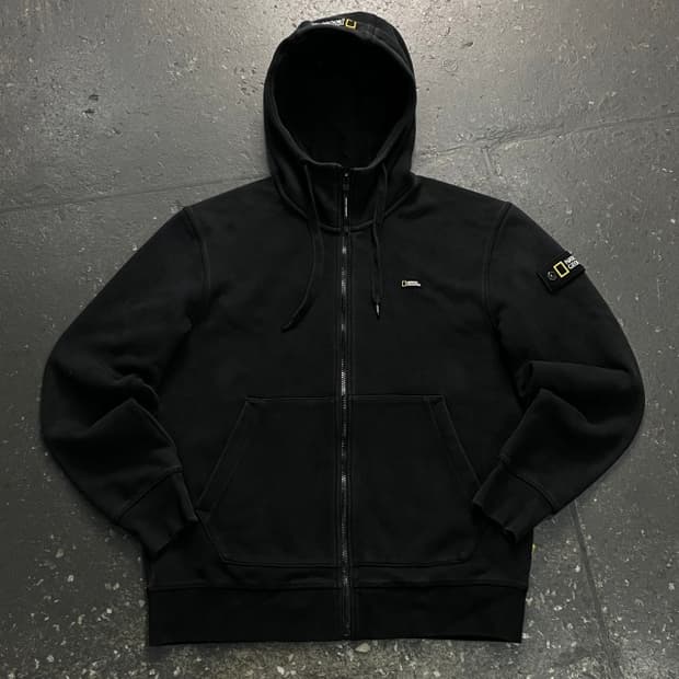 100 내셔널지오그래픽 와펜 후드집업