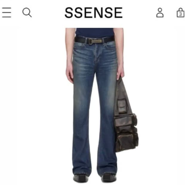 (29) 발렌시아가 25ss 부츠컷 플레어 데님