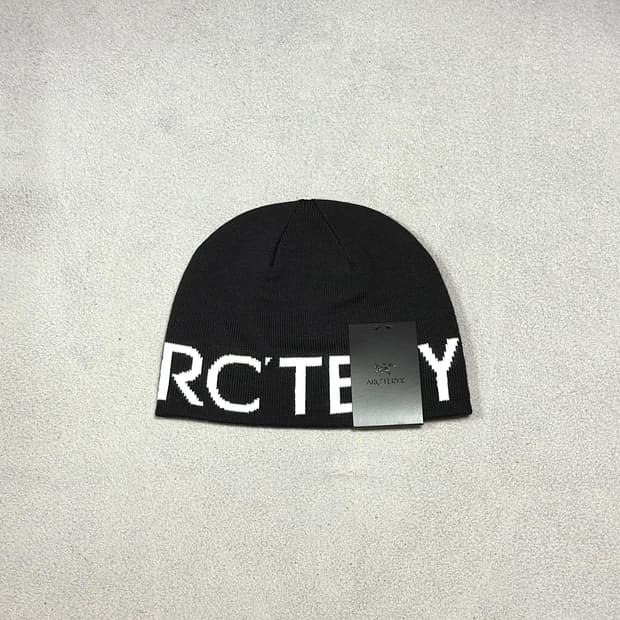 아크테릭스 워드 헤드 토크 비니 오르카 블랙 Word Head Toque